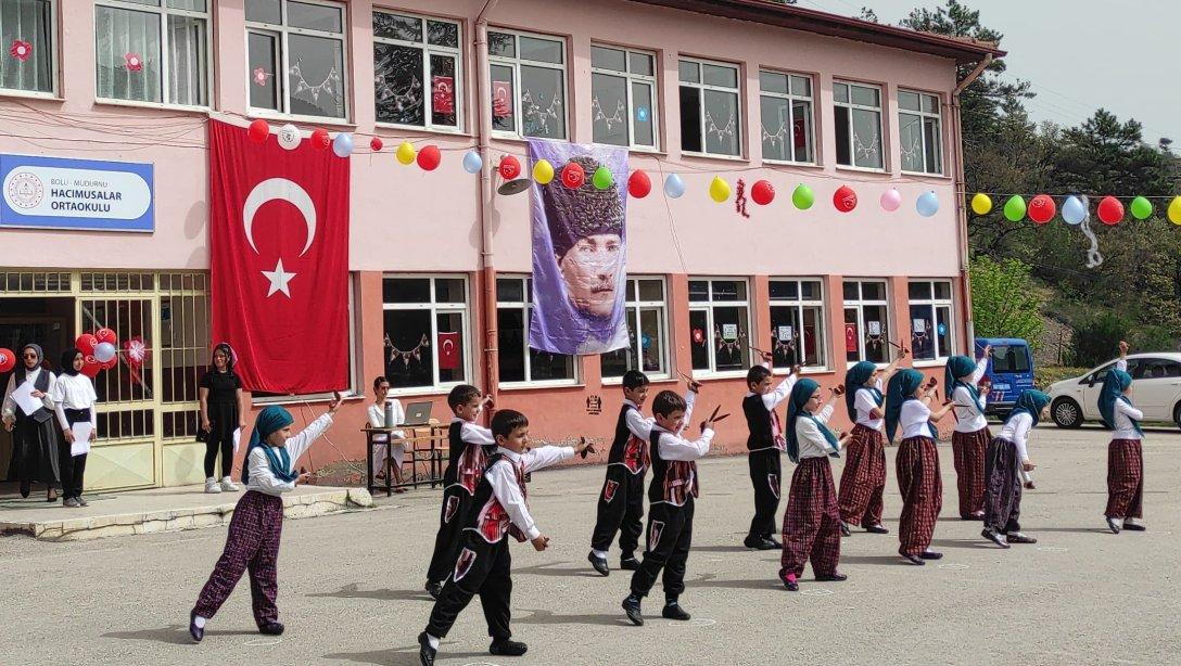 23 Nisan Ulusal Egemenlik ve Çocuk Bayramı Hacımusalar İlkokulu-Ortaokulu'nda Coşkuyla Kutlandı.